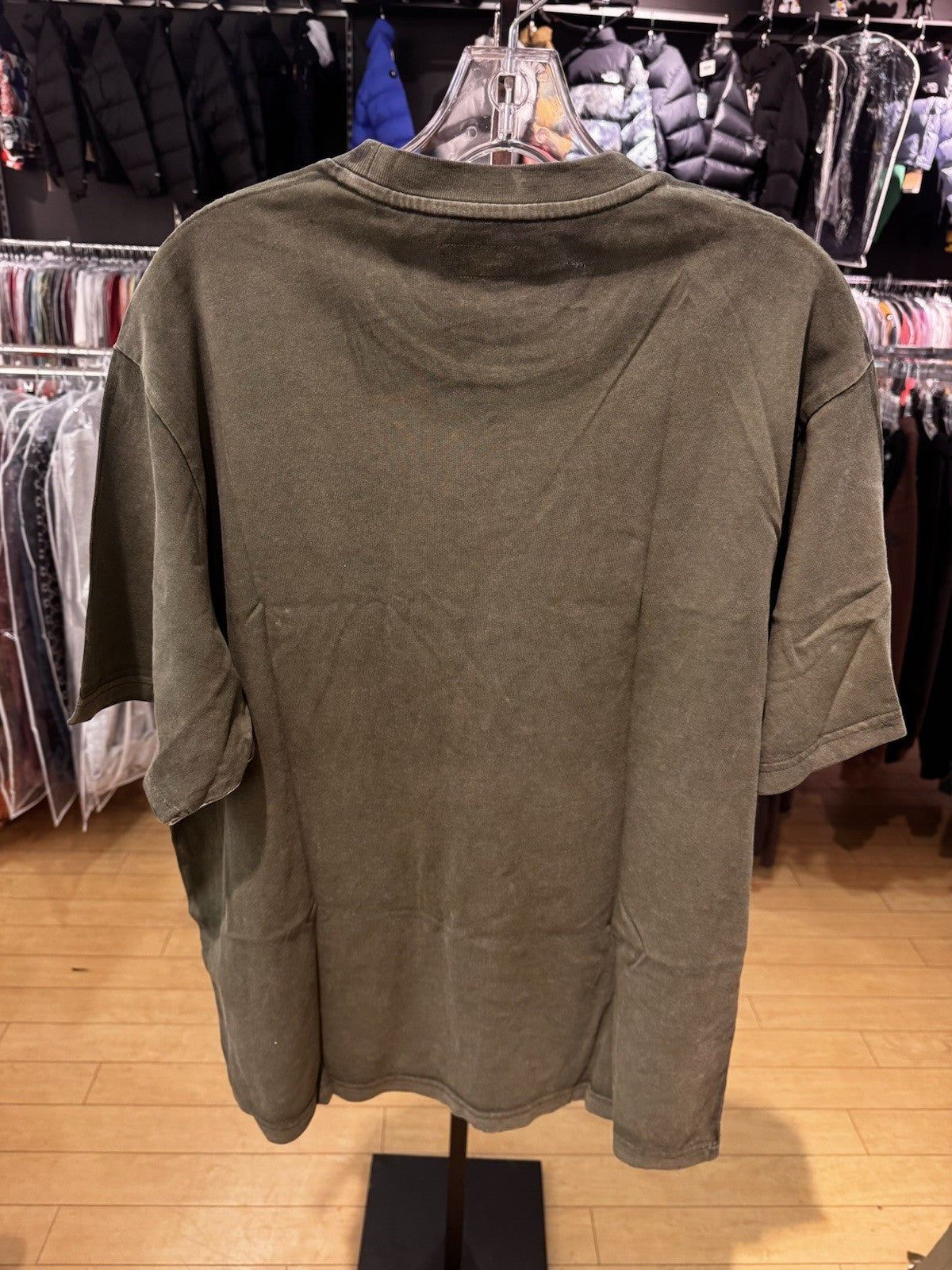 Supreme Overprint Small Box S/S Tee Green Size M