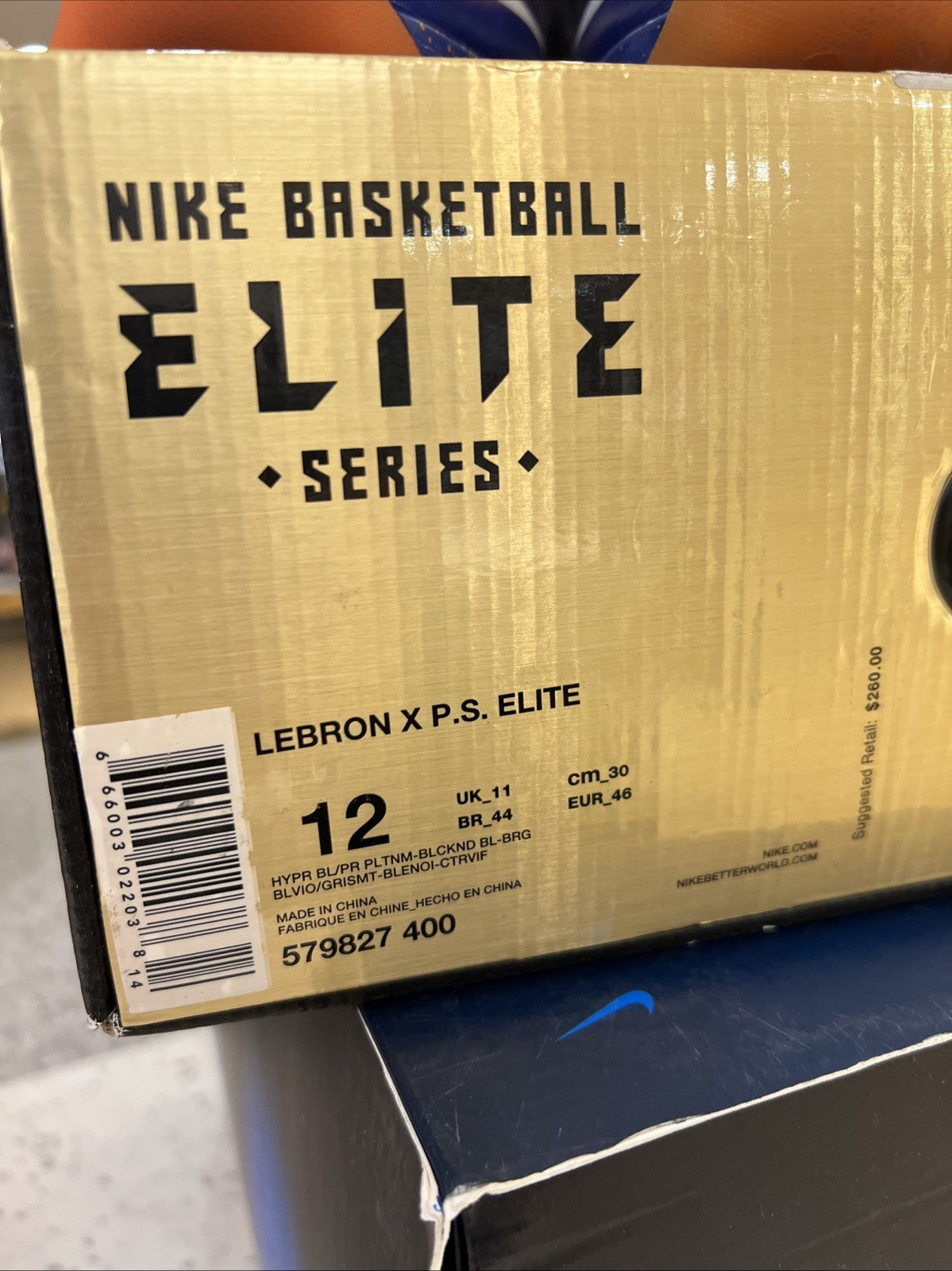 Nike LeBron 10 P.S. Elite Superhero Sz 12 USED