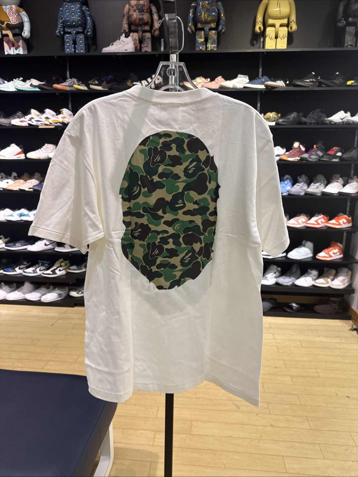 A Bathing Ape BAPE Camo Ape Head Tee Men’s Sz L