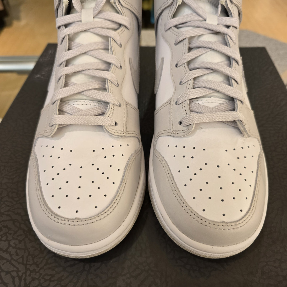 Size 8.5 - Nike Dunk High Vast Grey Replacement Box