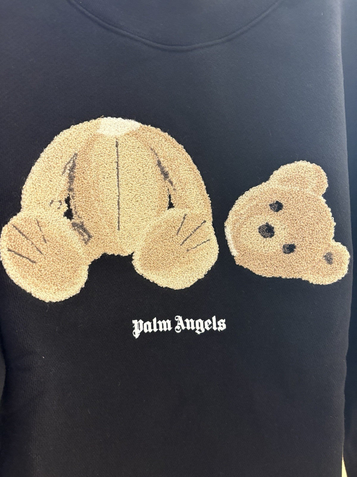 Palm Angels Kill The Bear Crewneck Sweatshirt Black/Brown Size Large 