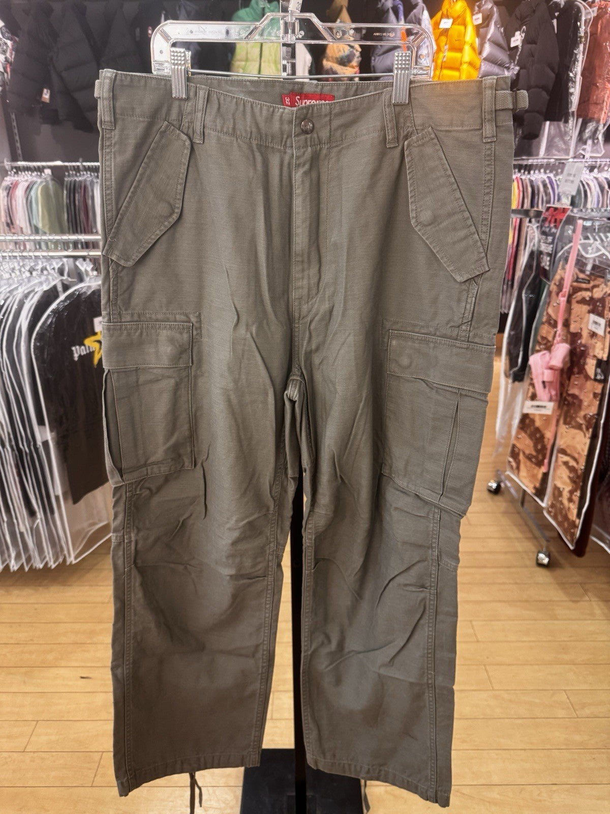 Supreme Olive Cargo Pants Size 32