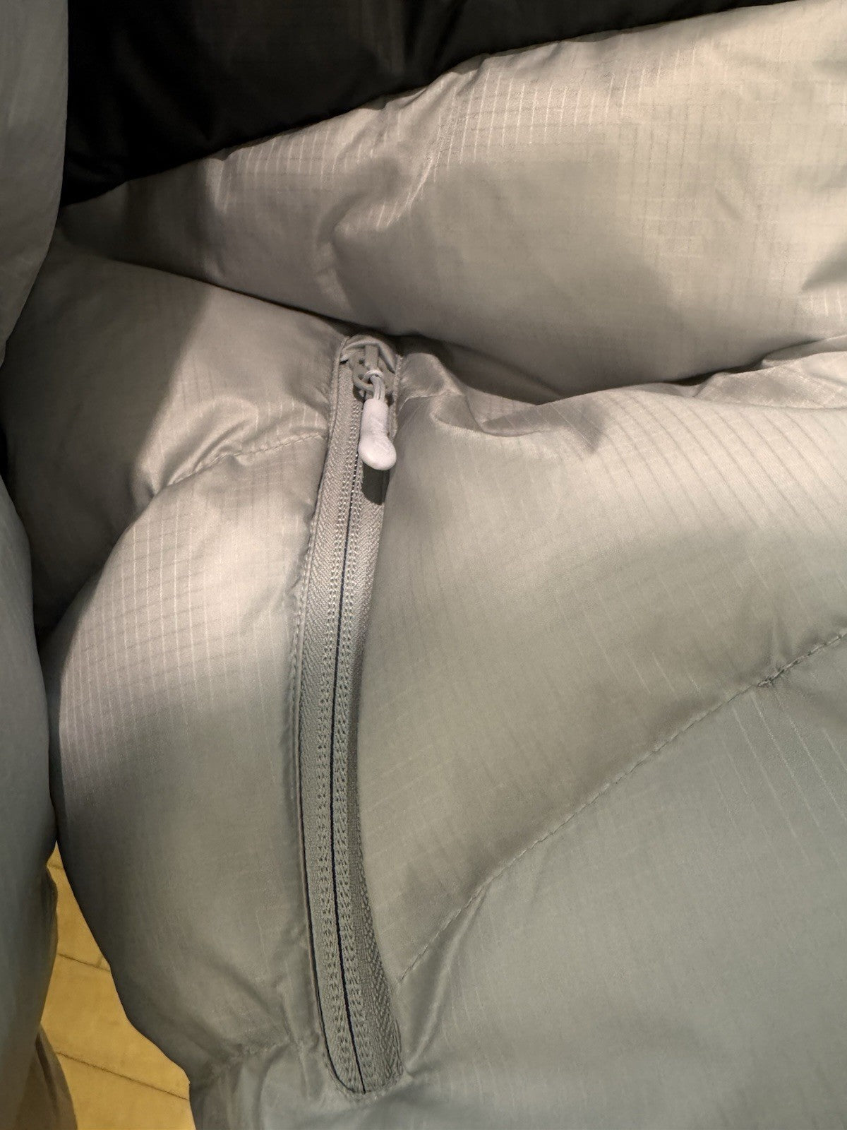 Palace Ripstop Arc Puffer Jacket Grey Size XL