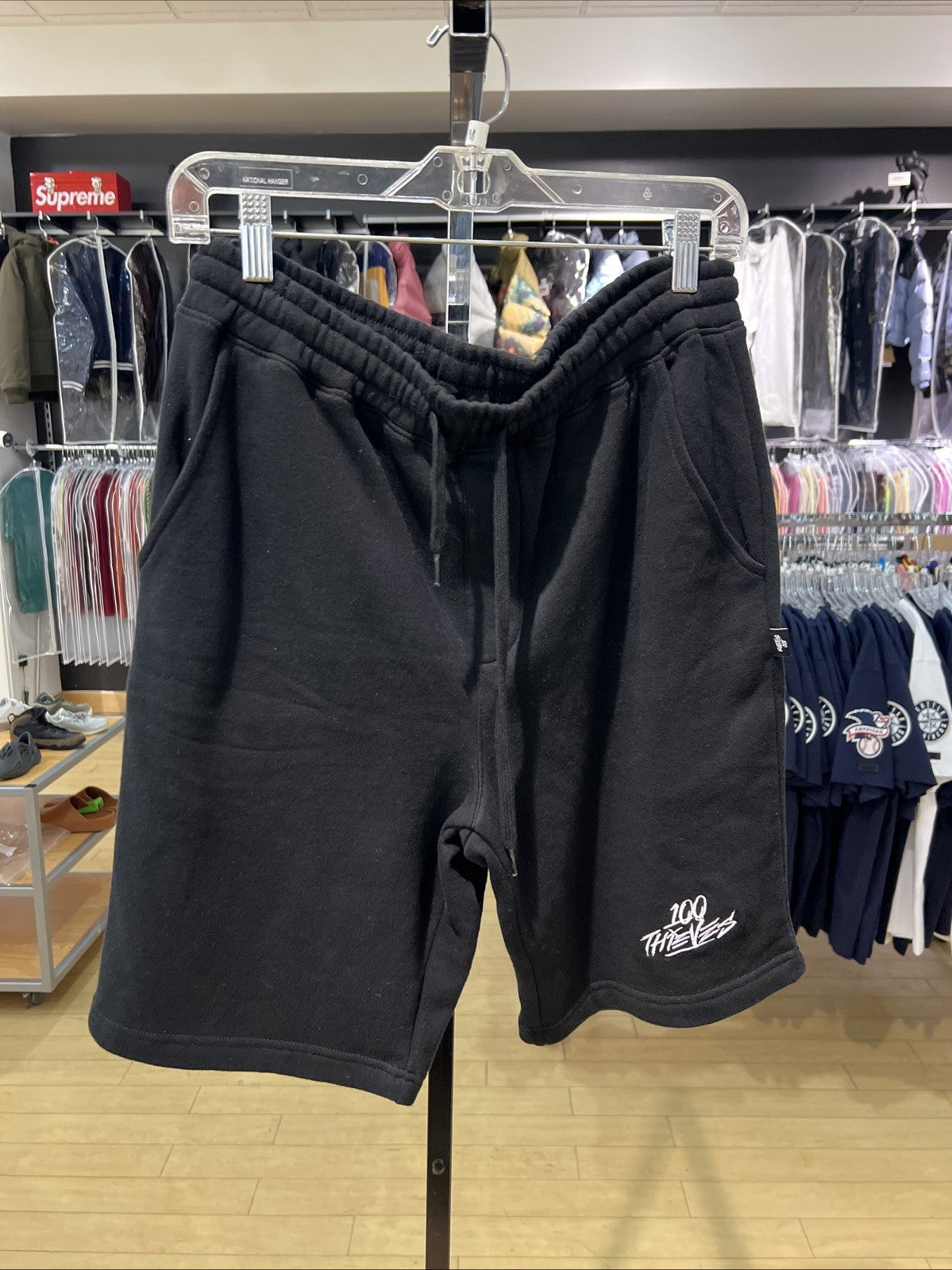 100 Thieves Sweatshorts Black Sz M