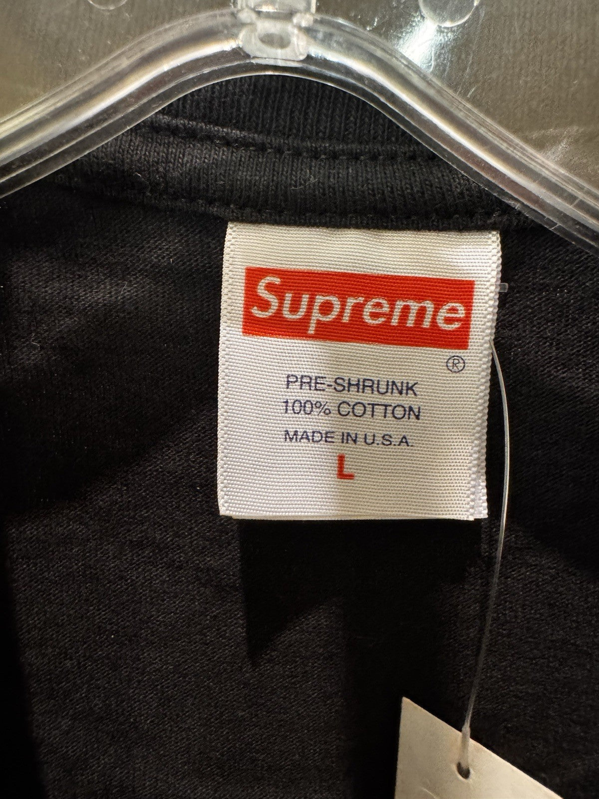 Supreme Paris Tee Black Size L