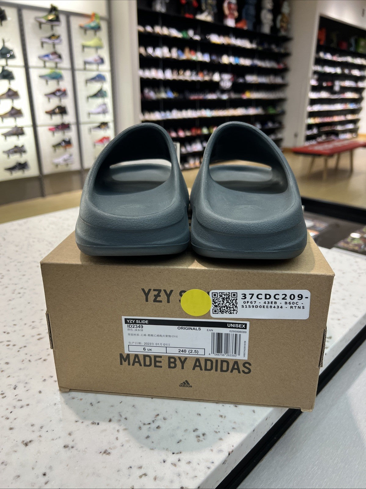 adidas Yeezy Slide Slate Marine Gray ID2349