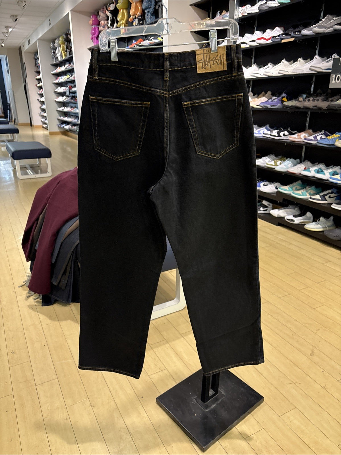 Stussy Big Ol Jean Denim Washed Black Size 29