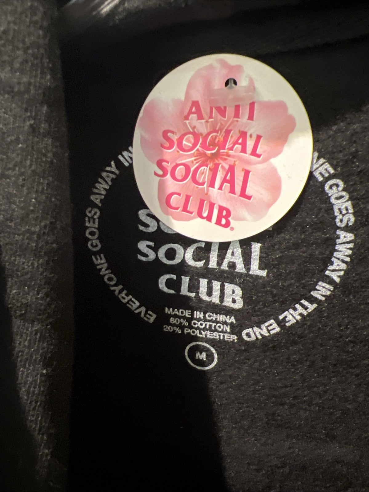 Anti Social Social Club Popcorn Hoodie SZ M