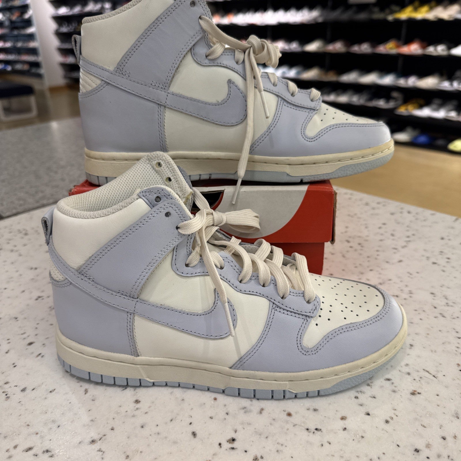 Size 7 - Nike Dunk High Football Grey W