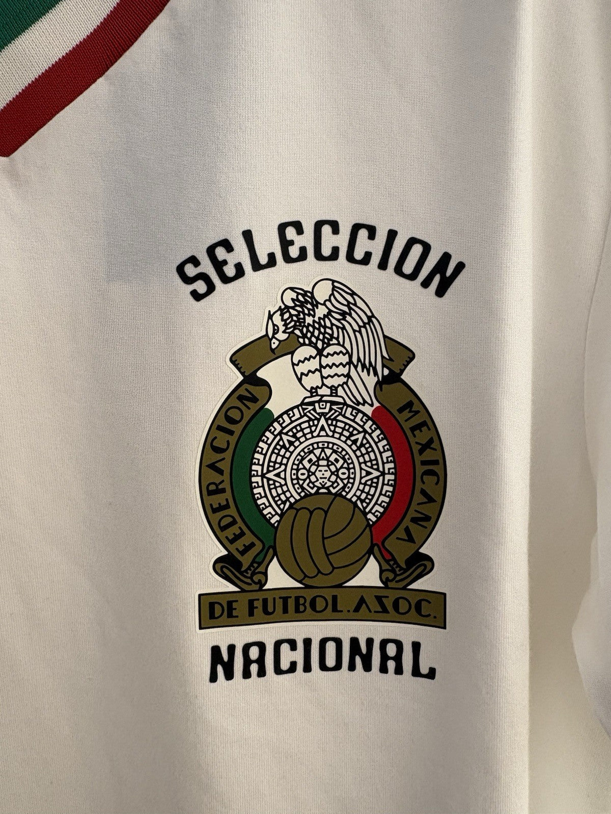 Adidas Mexico 1985 Away Jersey Could White Size M (Asia Sizing)