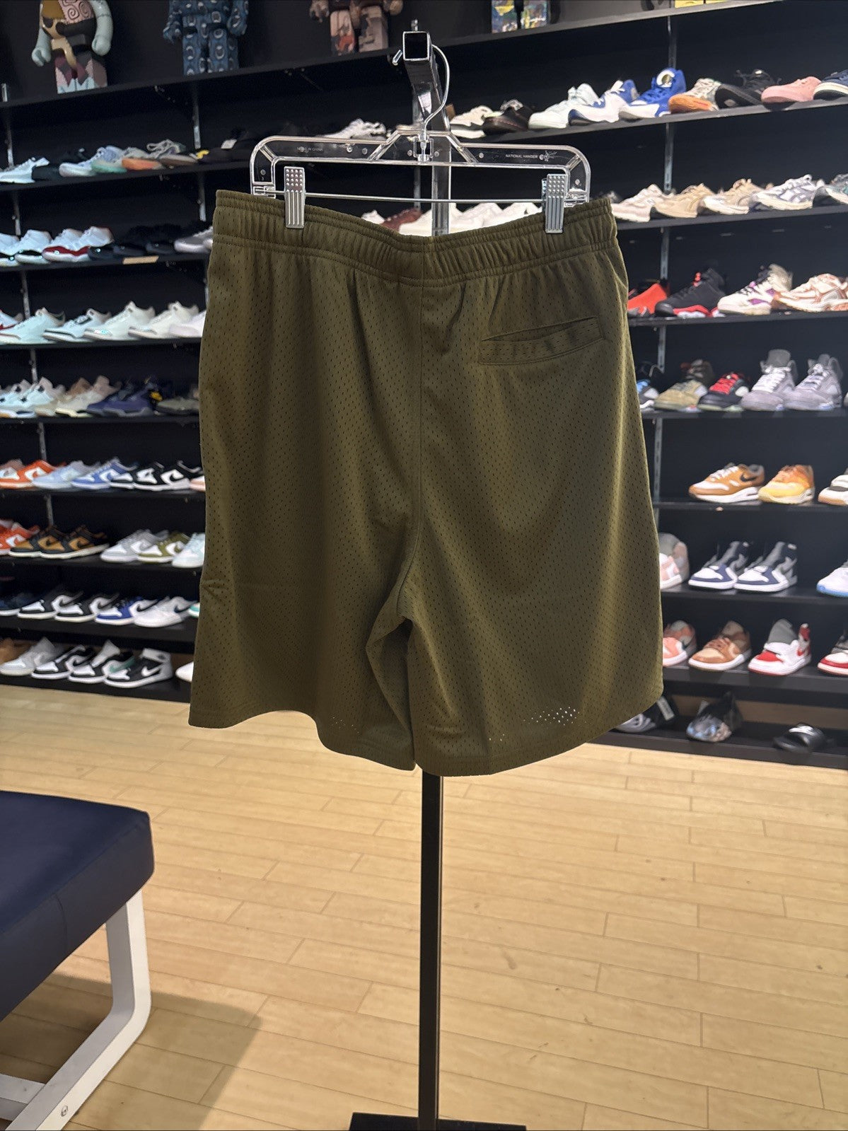 Stussy Mesh Short Basic Olive Size Small