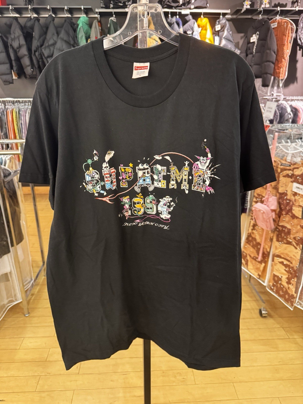 Supreme Varsity Tee Black Size L
