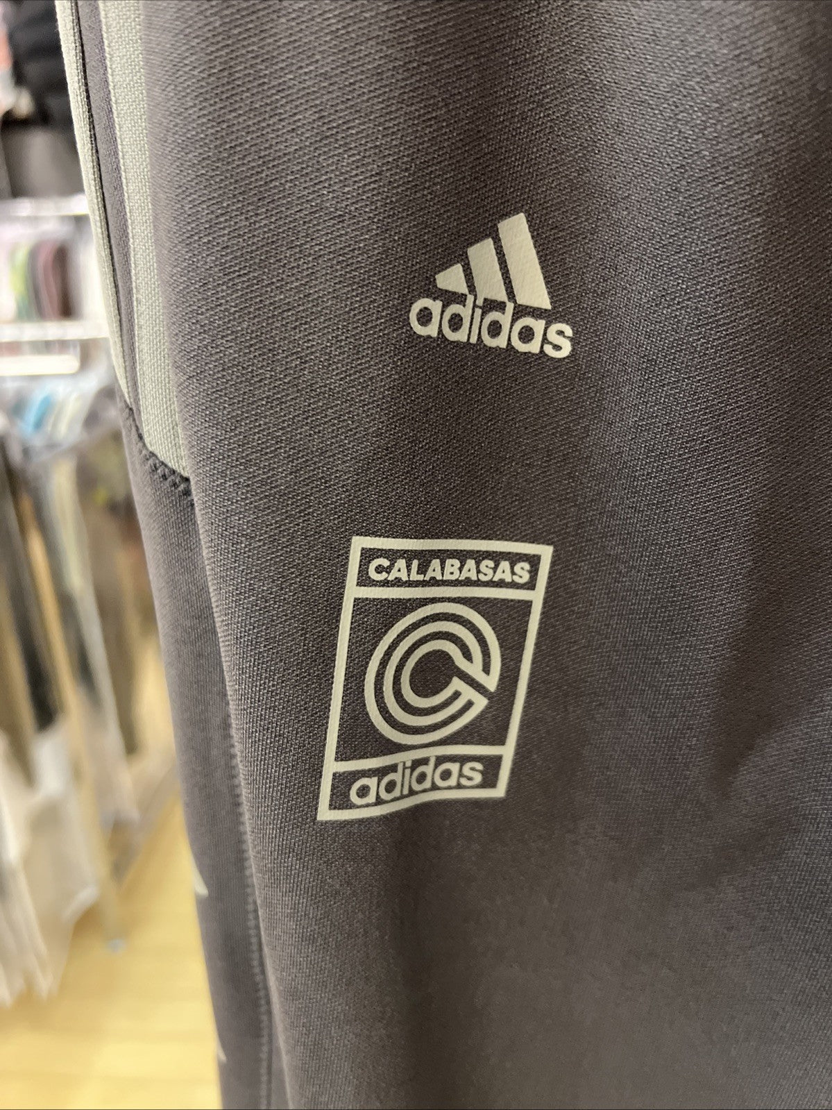 Adidas Yeezy Adidas Calabasas DY0567 Ink Gray Pants Sz XS