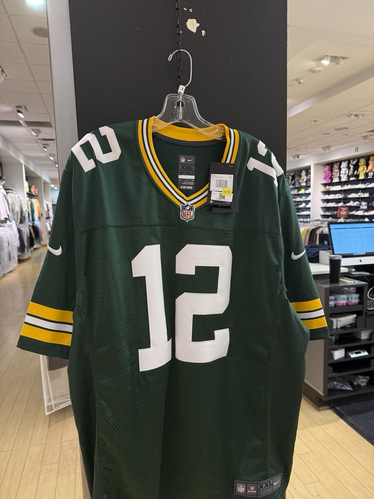 Nike NFL  Aaron Rodgers Green Bay Packers #12 Sz XXL