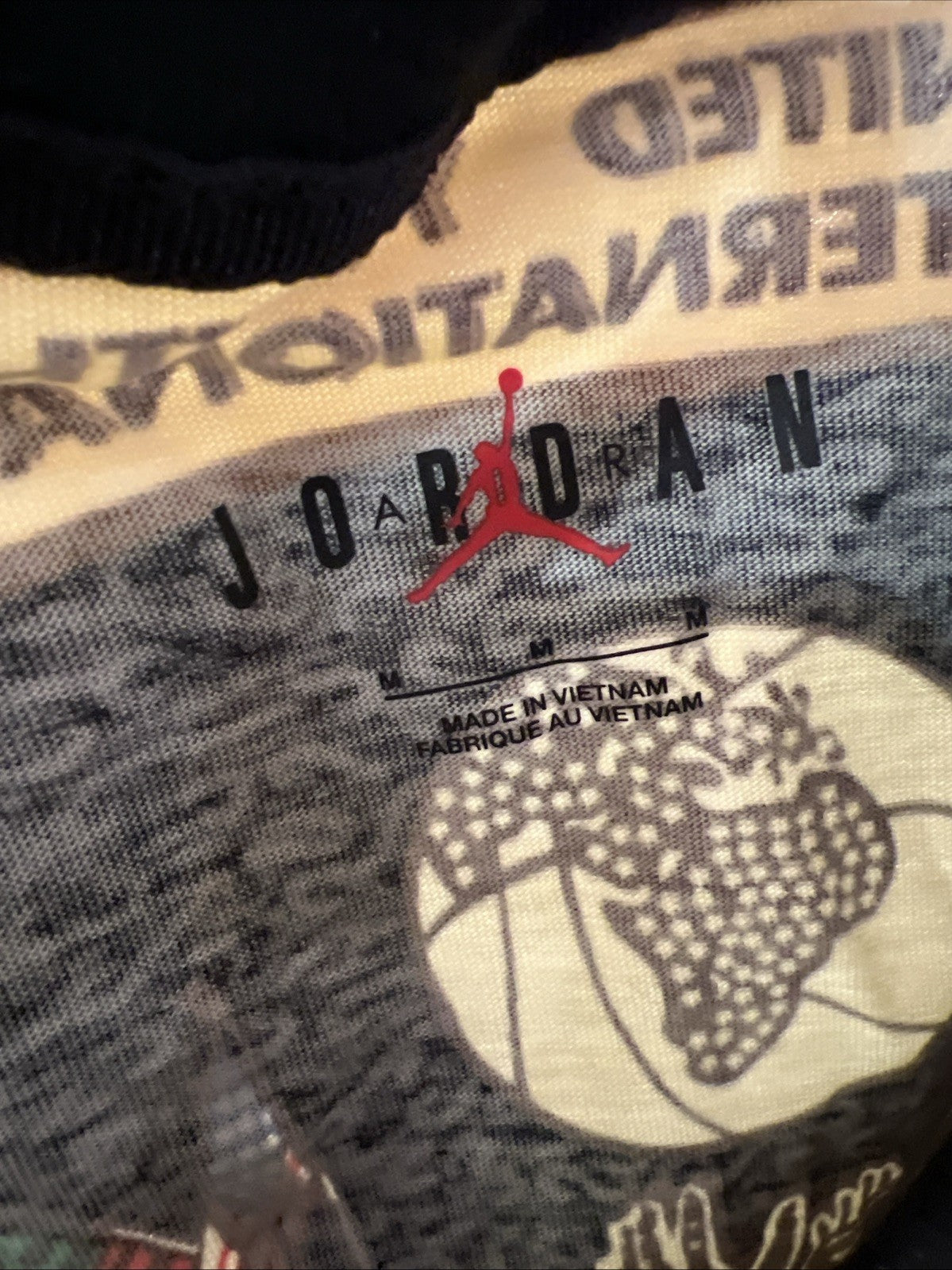 Nike Jordan X Maison Chateau Rouge T Shirt Sz M