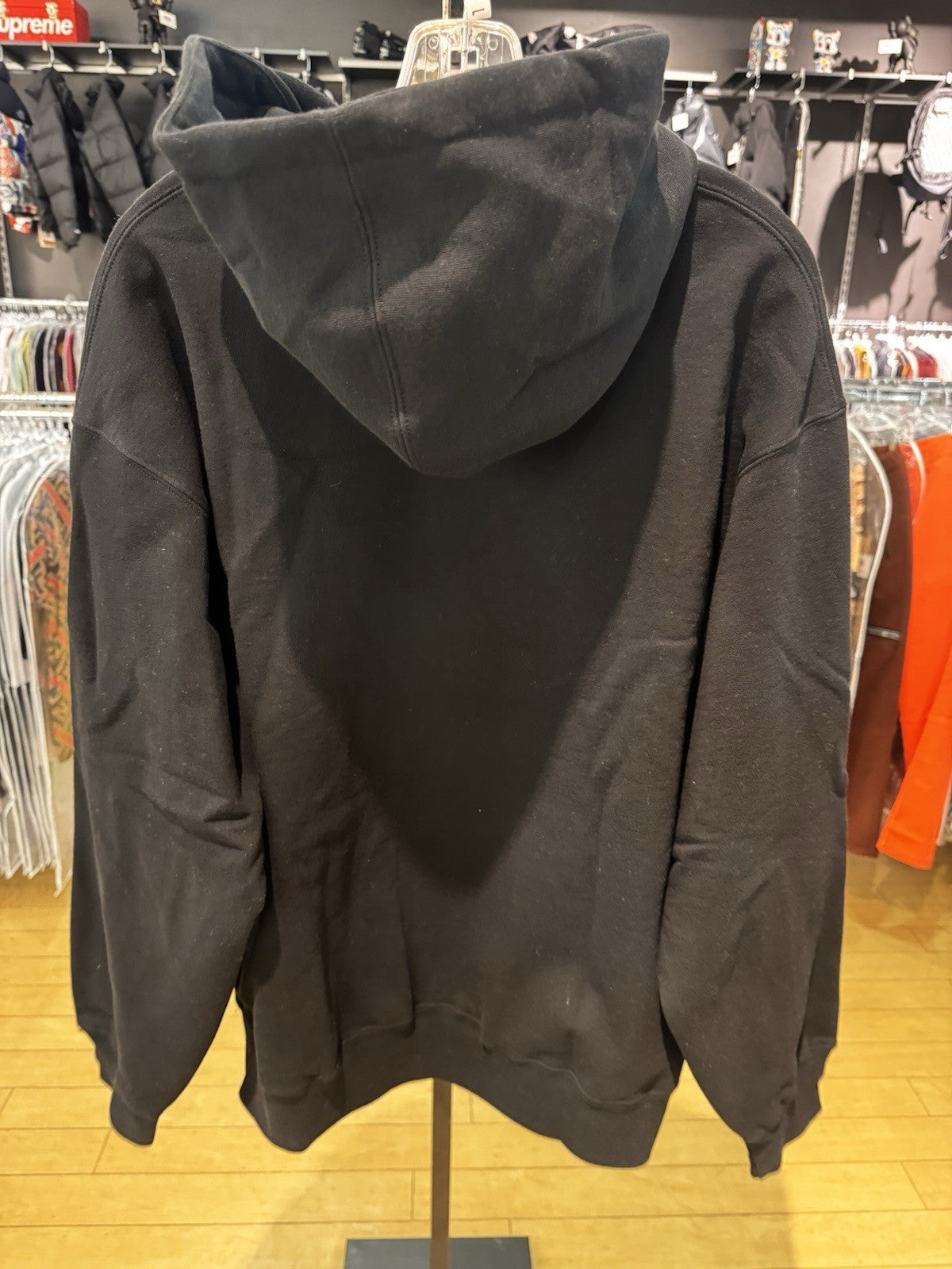 Supreme Gradient Hooded Sweatshirt Black Size L