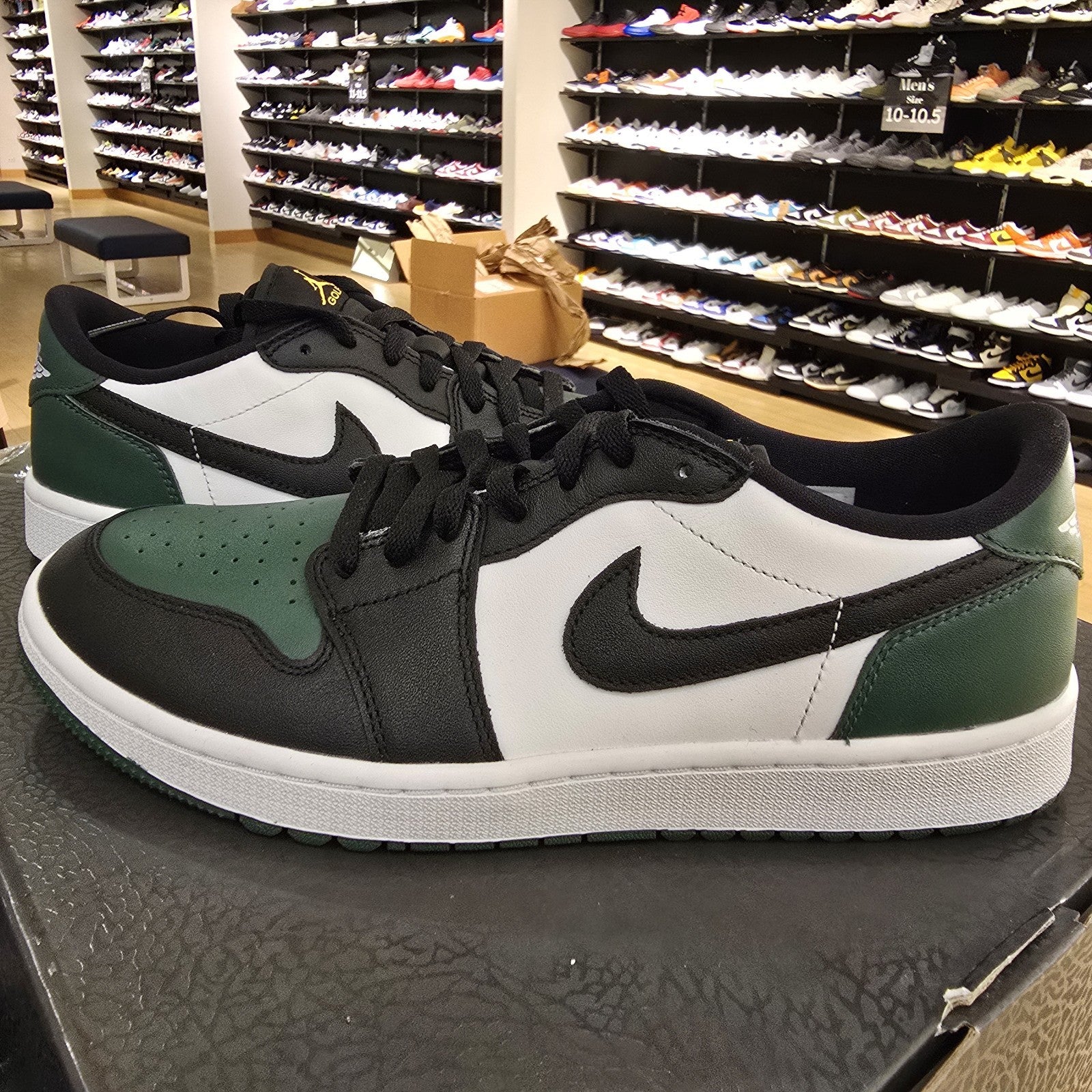 Size 9.5 - Air Jordan 1 Golf Low Noble Green 