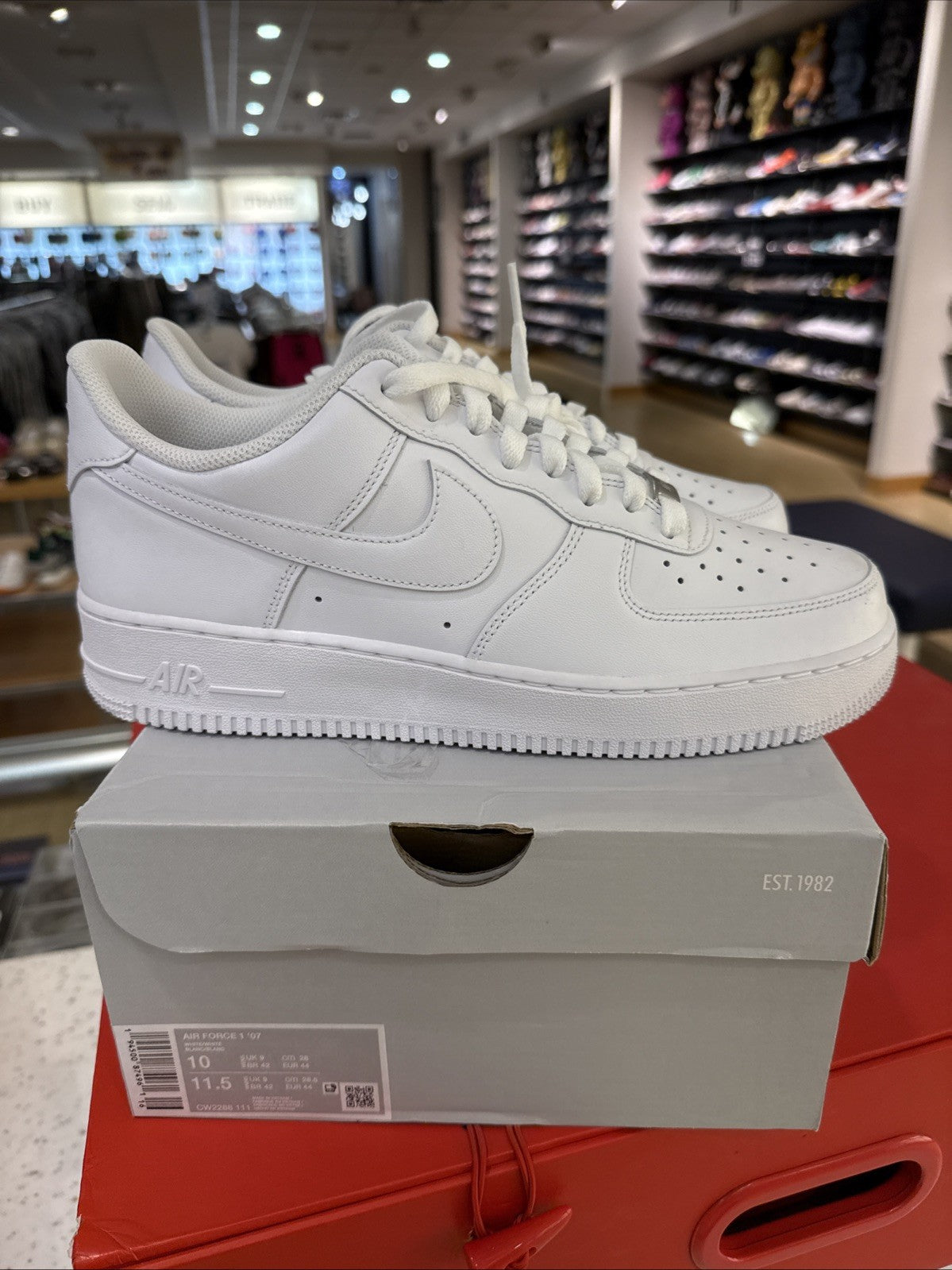 Size 10 - Nike Air Force 1 '07 Low Triple White