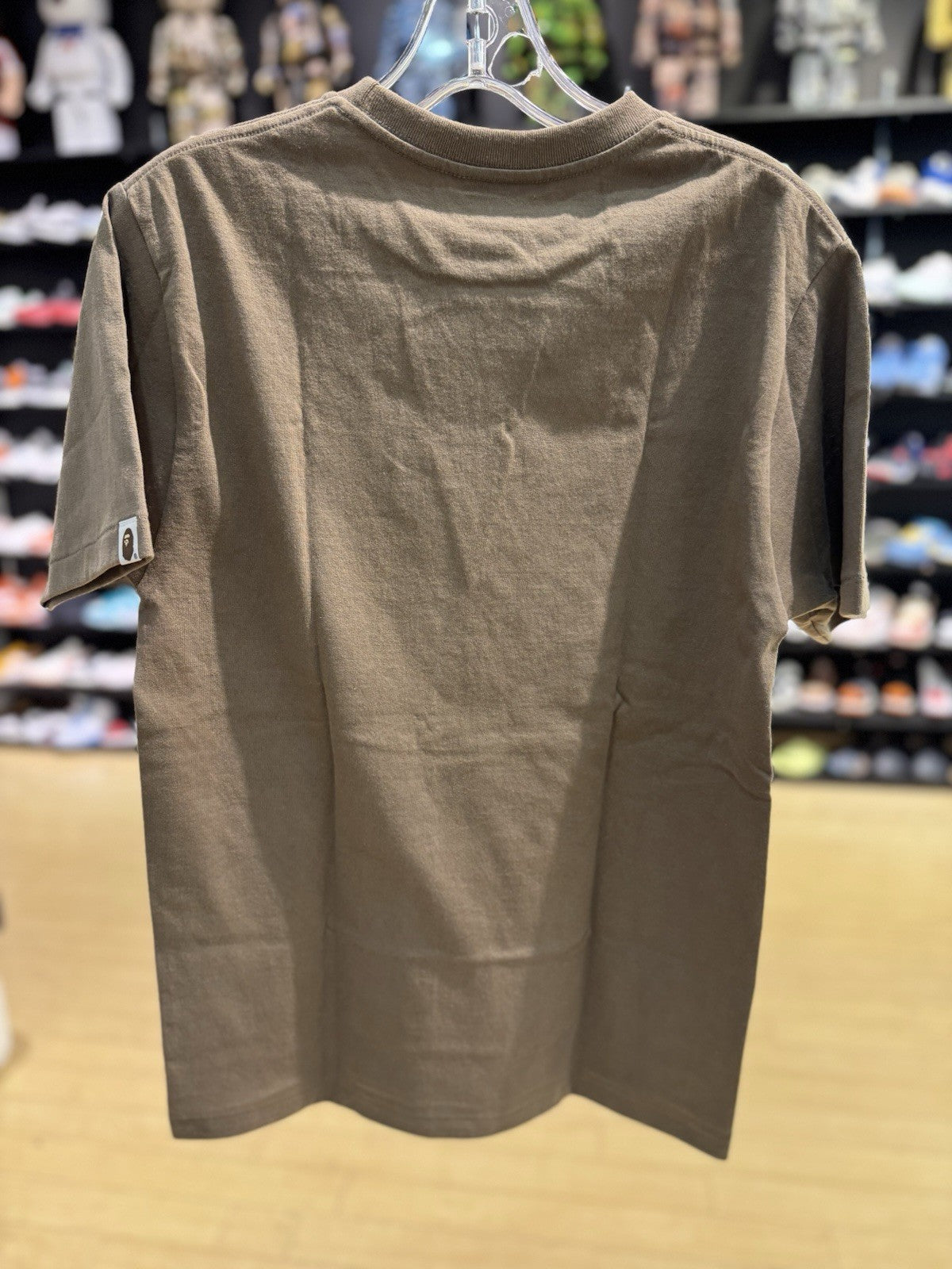 Bape Shark Tee FW25 Beige Size Small