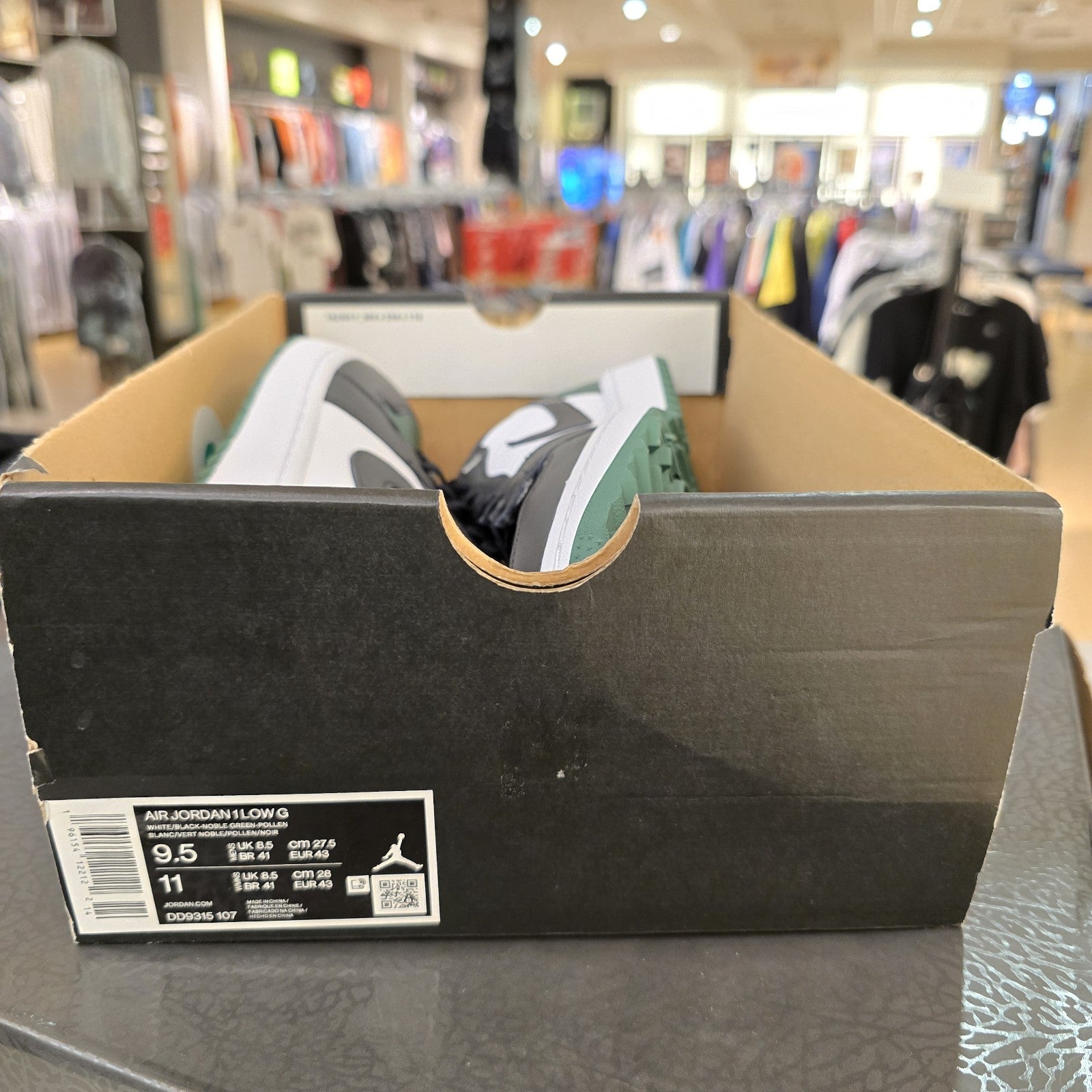 Size 9.5 - Air Jordan 1 Golf Low Noble Green 