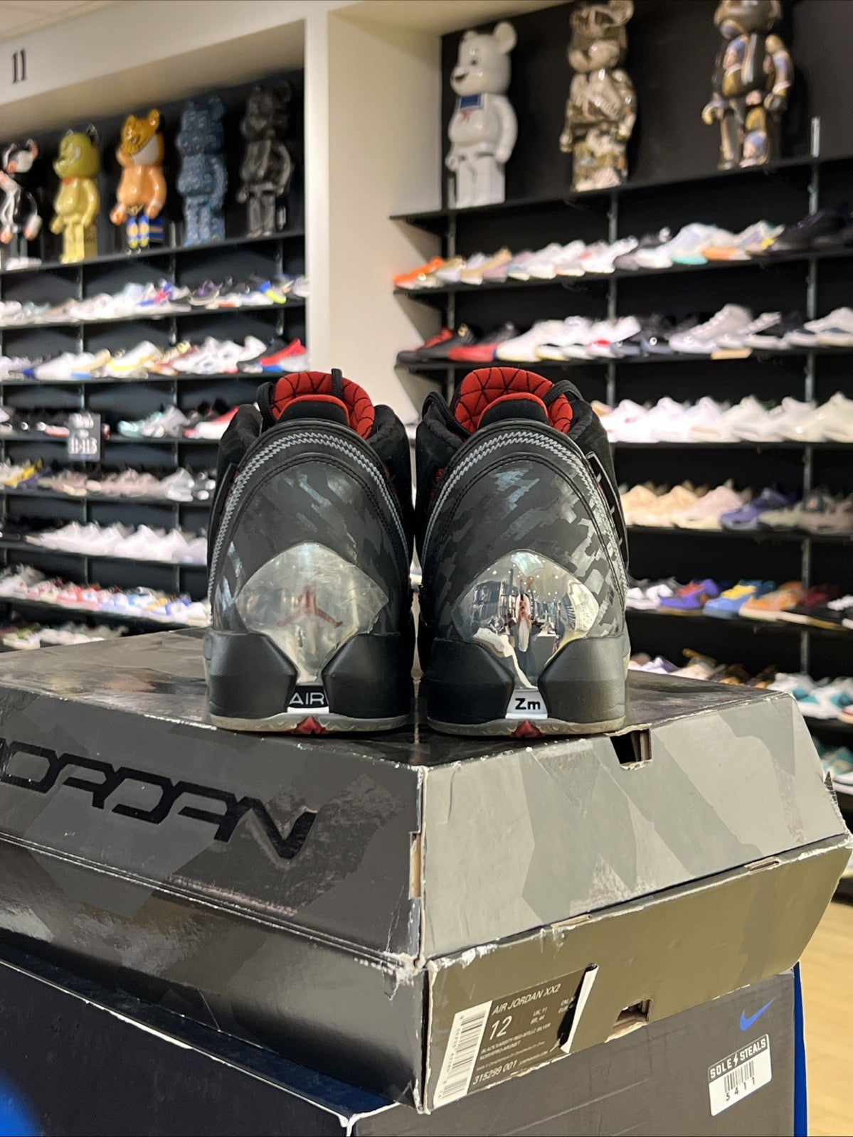 Air Jordan 22 OG Black Varsity Red Sz 12 USED