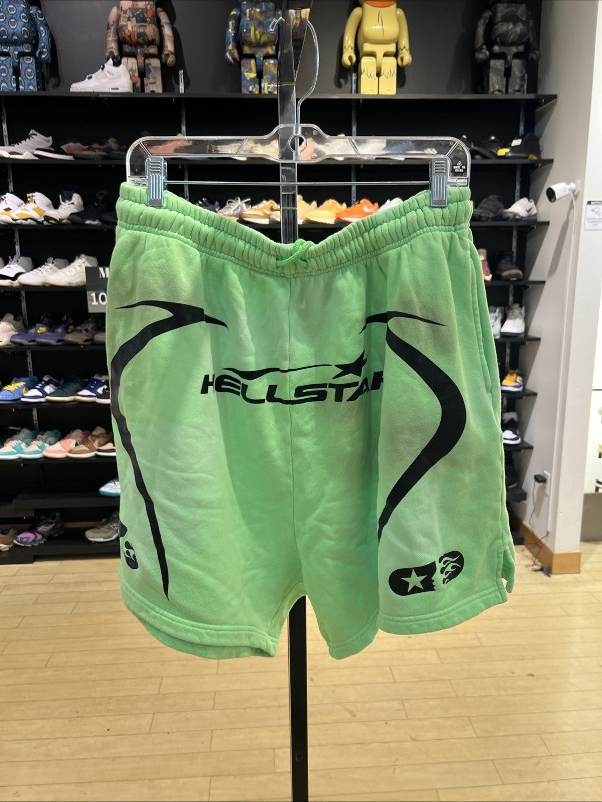 Hellstar Warm Up Neon Shorts Sz XL USED