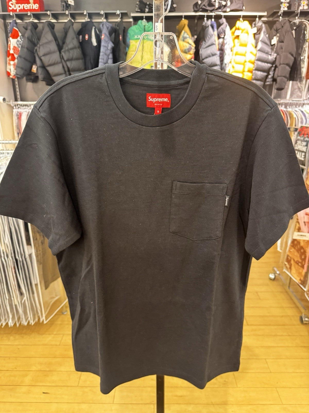 Supreme S/S Pocket Tee Black Size Small