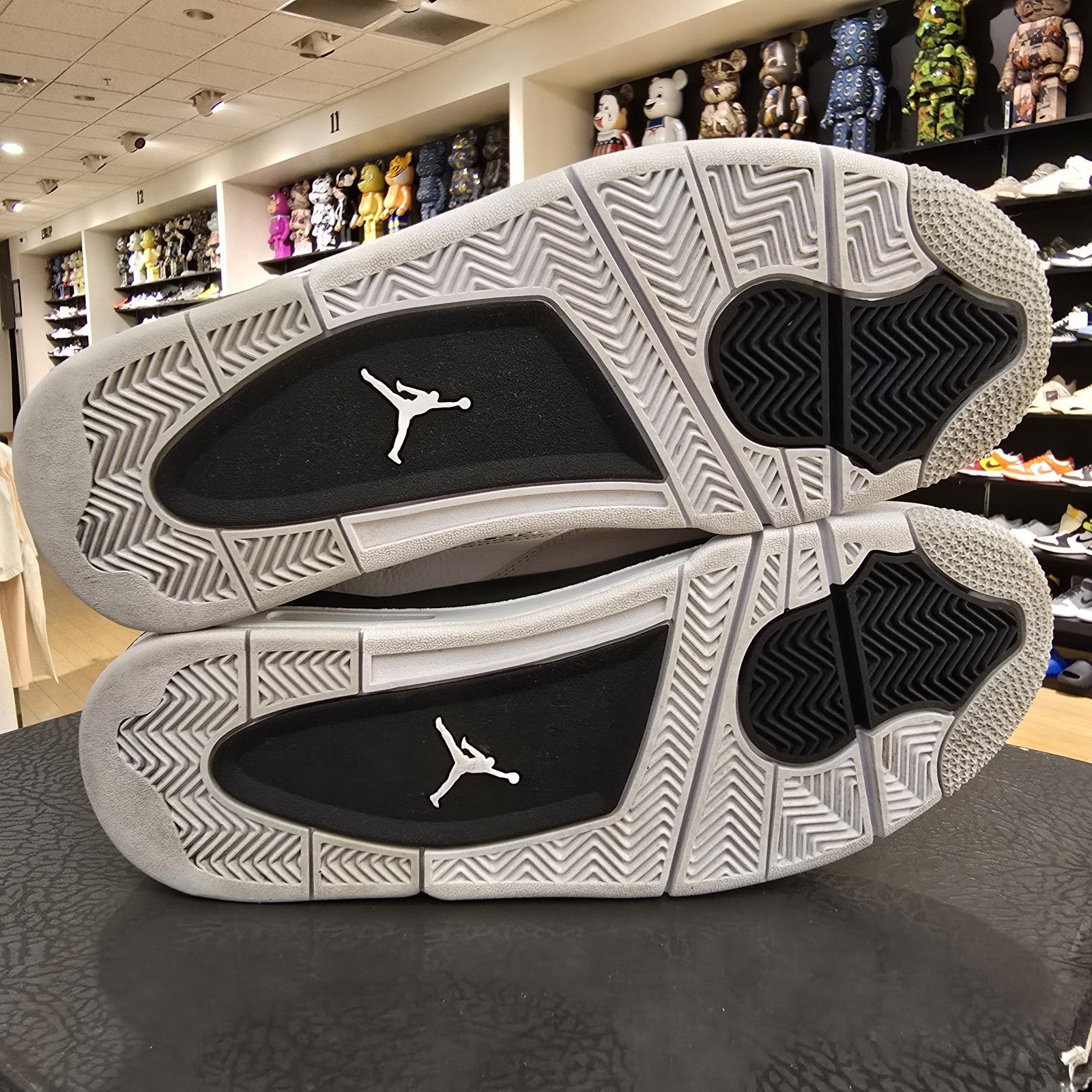 Size 10 - Jordan 4 Retro Mid Military Black