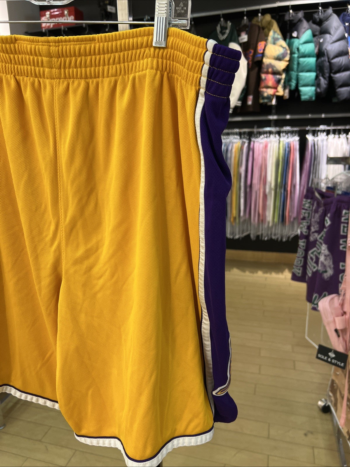 Official Game Issued Los Angeles Lakers Shorts Possible Kobe Bryant's READ MORE