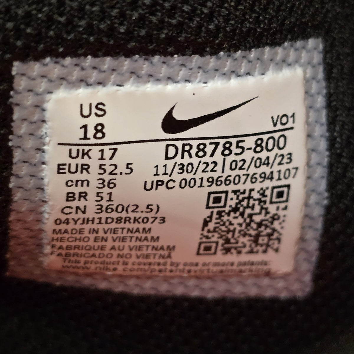 Nike Ja 1 Fuel Size 18