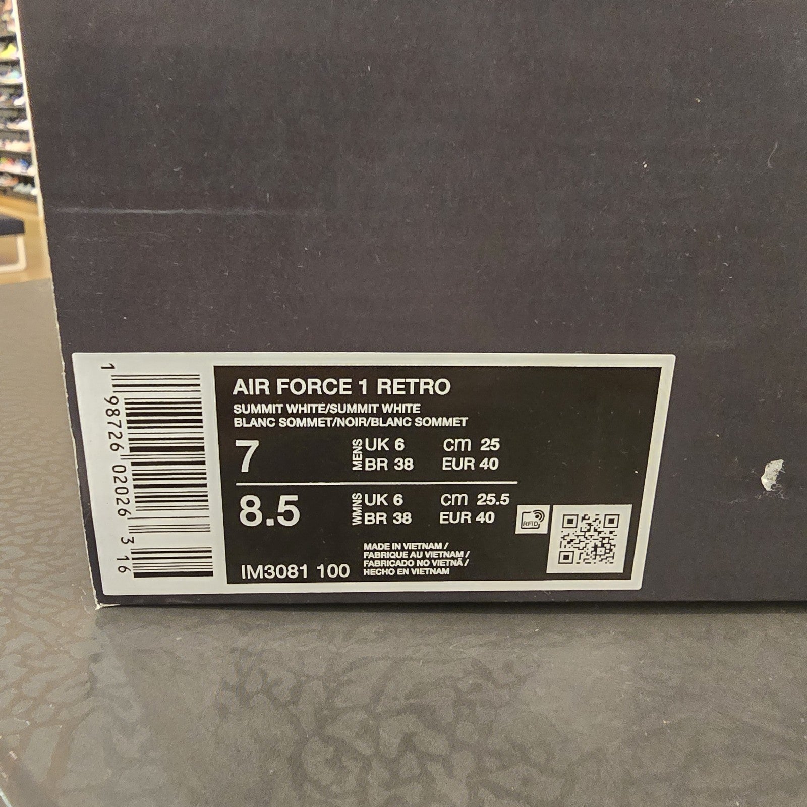 Size 7 - Nike Air Force 1 Low Houseflies