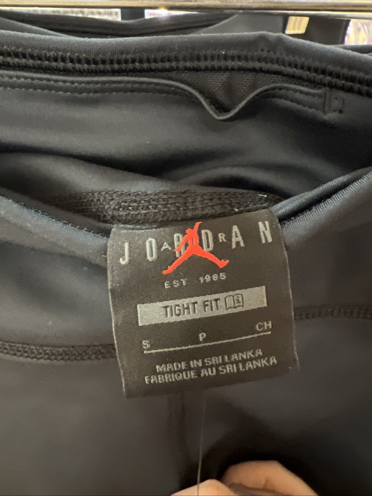 Jordan Tight Fit Shorts Black Gray Active Womens