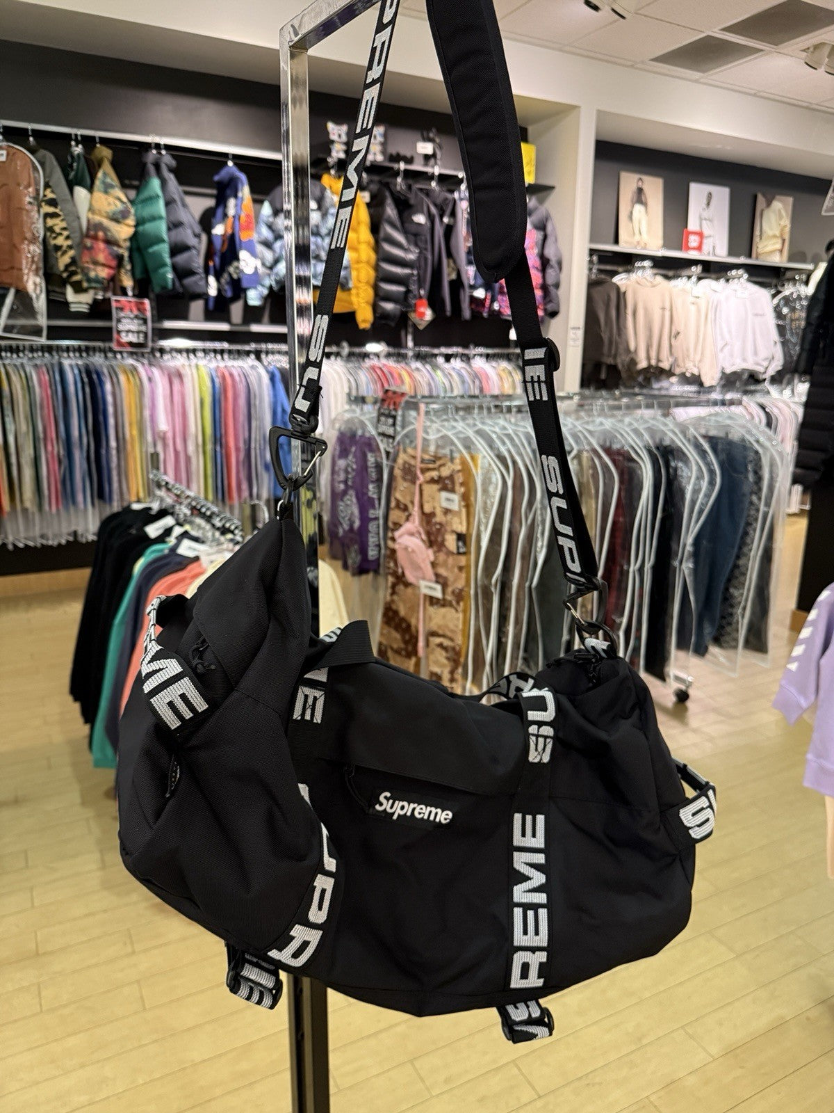 Supreme Duffle Bag Black (SS18)