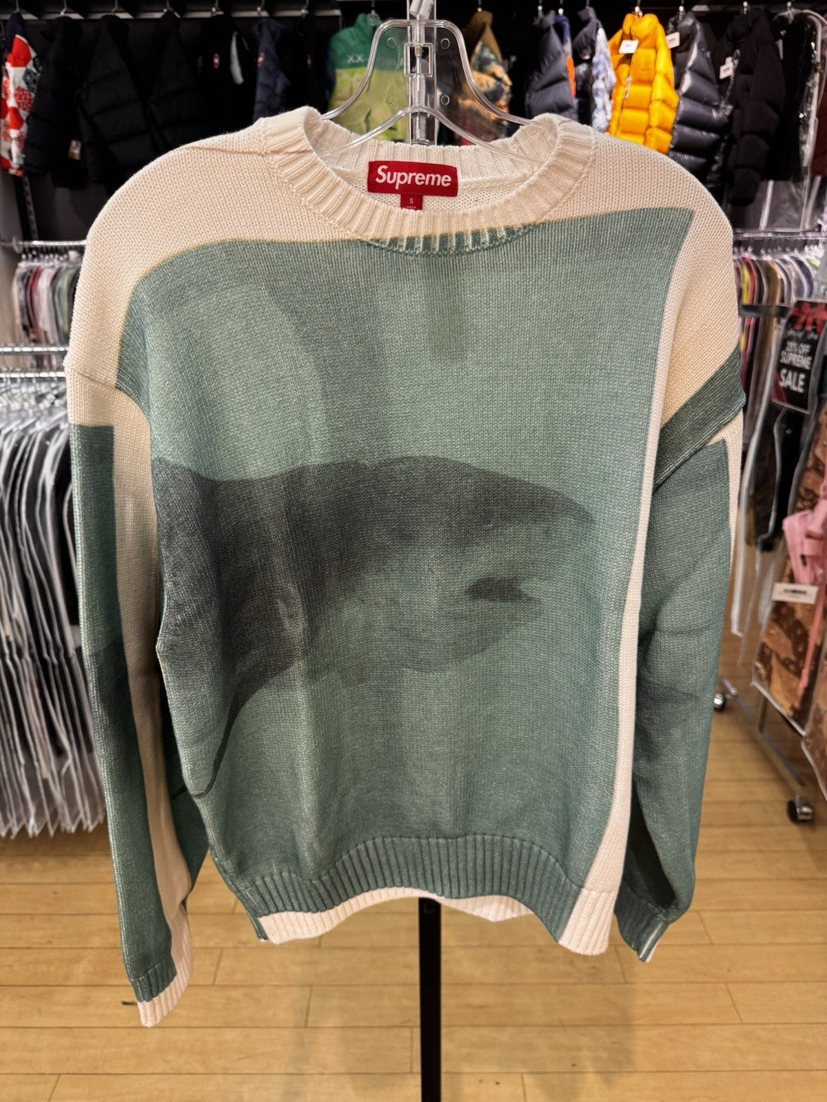 Supreme Damien Hirst Sweater White Size Small