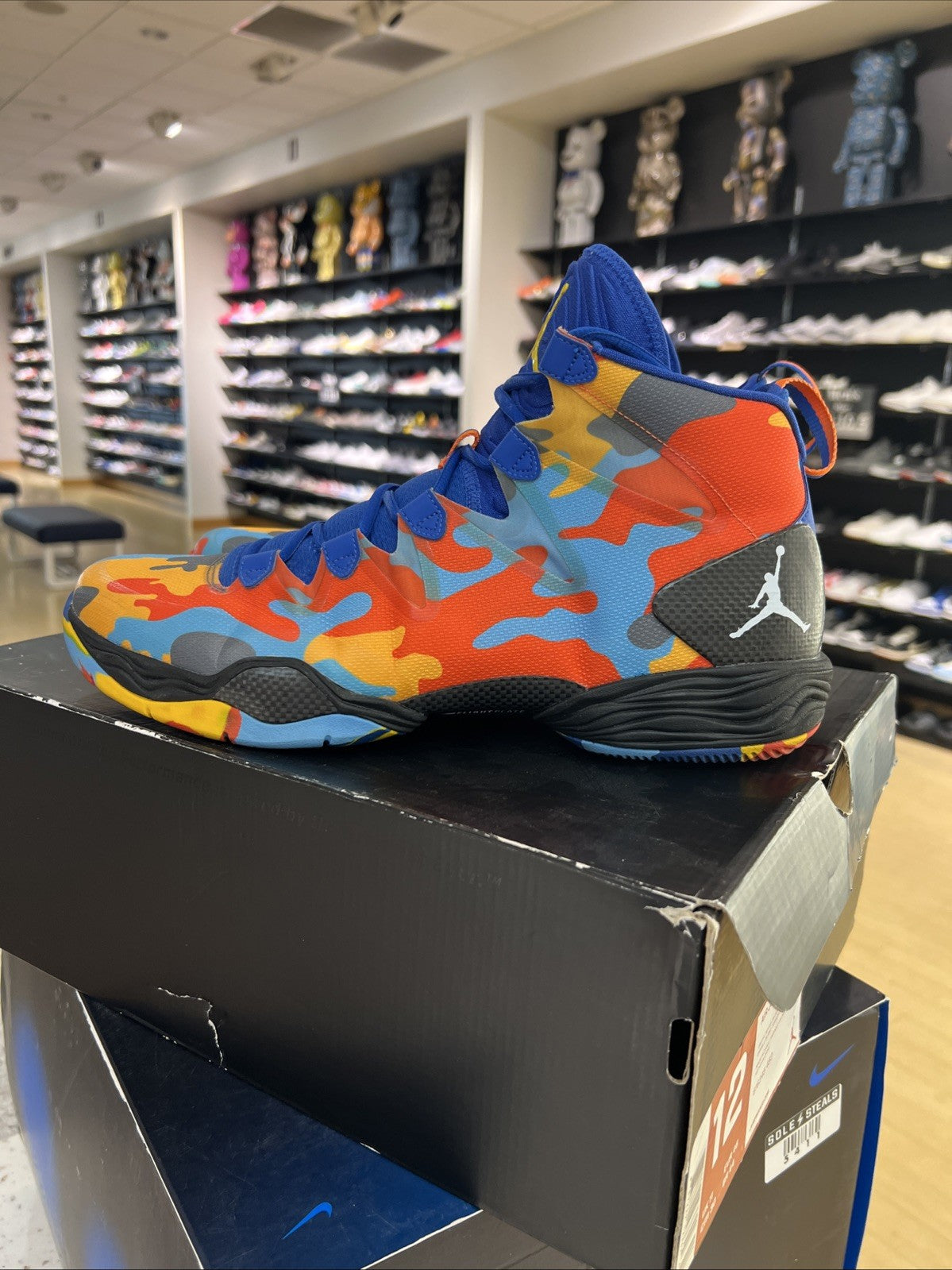 Nike Air Jordan 28 SE OKC Camo Sz 12 USED
