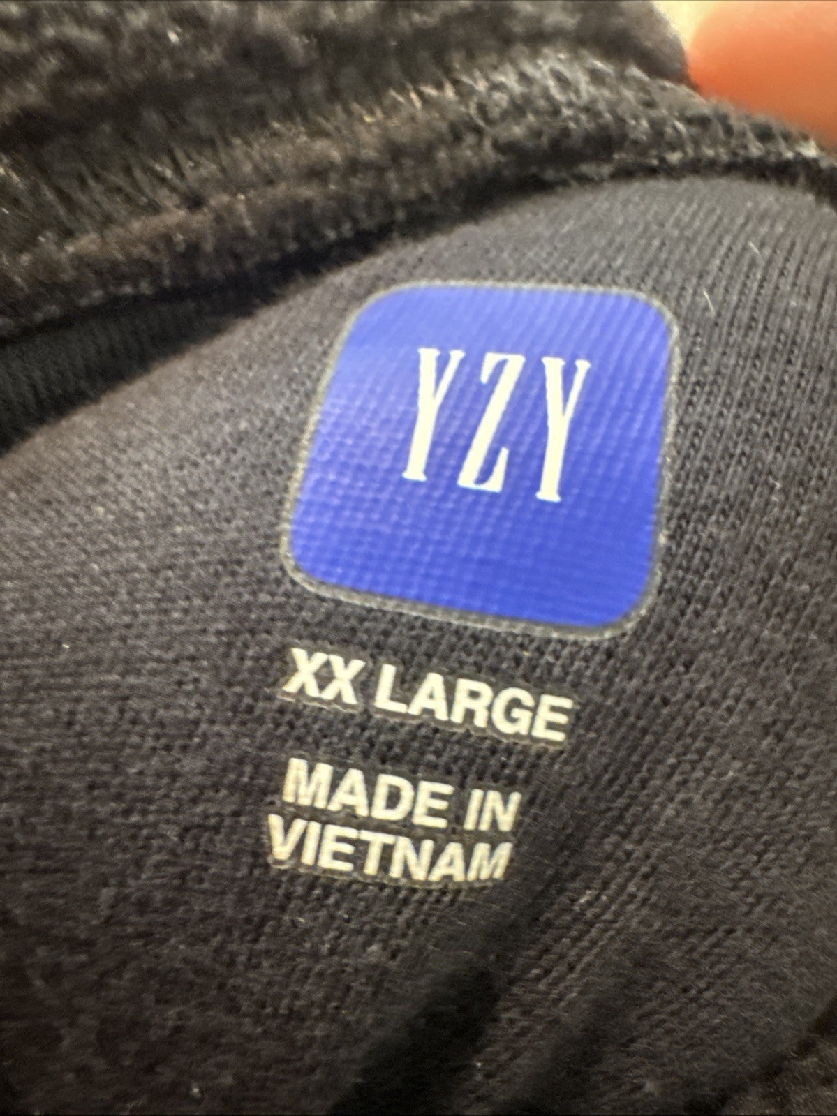 Yeezy Gap Engineered by Balenciaga Polar Fleece Padded Hoodie Black XXL