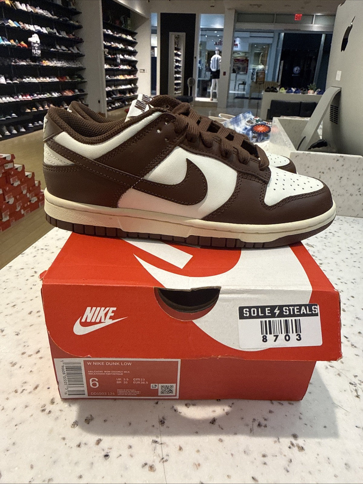 Size 6 - Nike Dunk Low Cacao Wow W