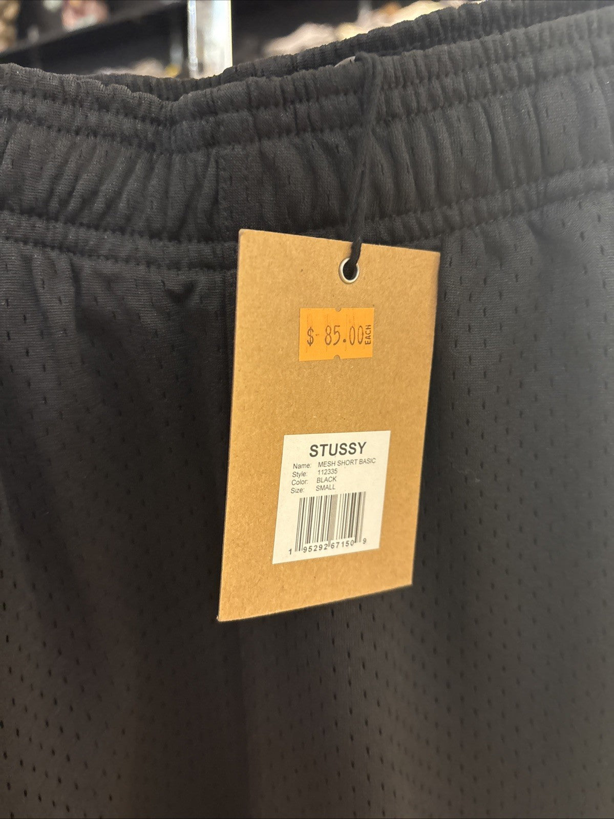 Stussy Mesh Short Basic Black Size Small