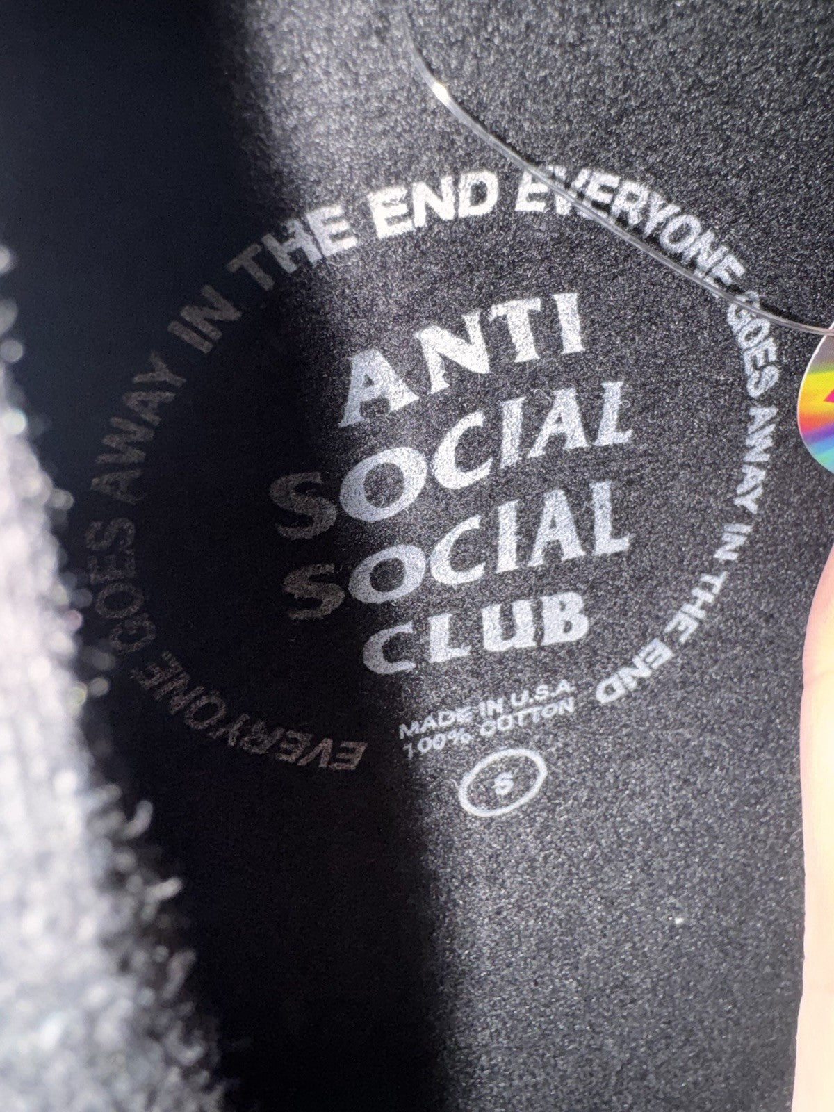 Anti Social Social Club (Japan Club) 4 Car Pile-up Tonkotsu Logo Hoodie SZ S