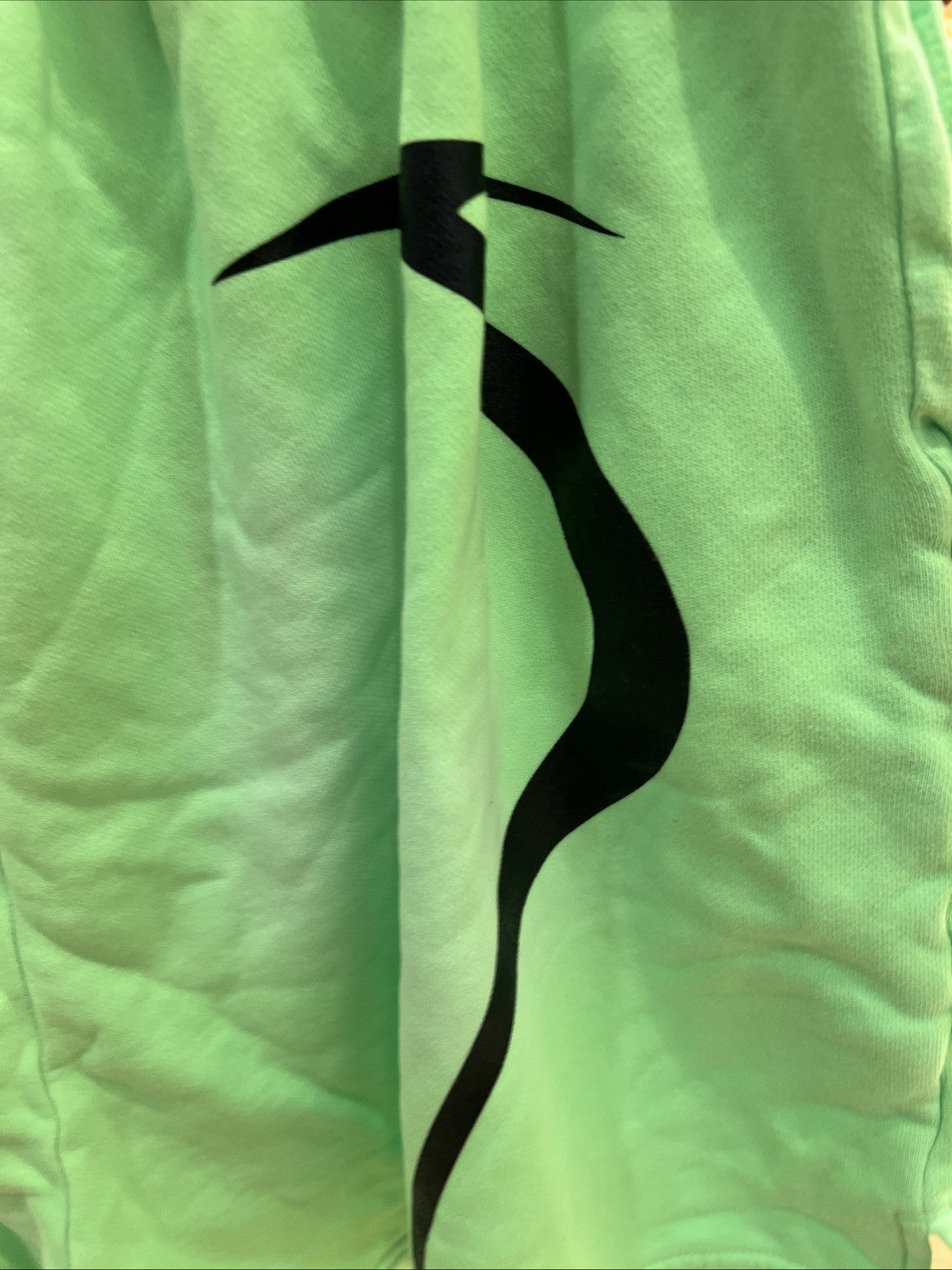 Hellstar Warm Up Neon Shorts Sz XL USED