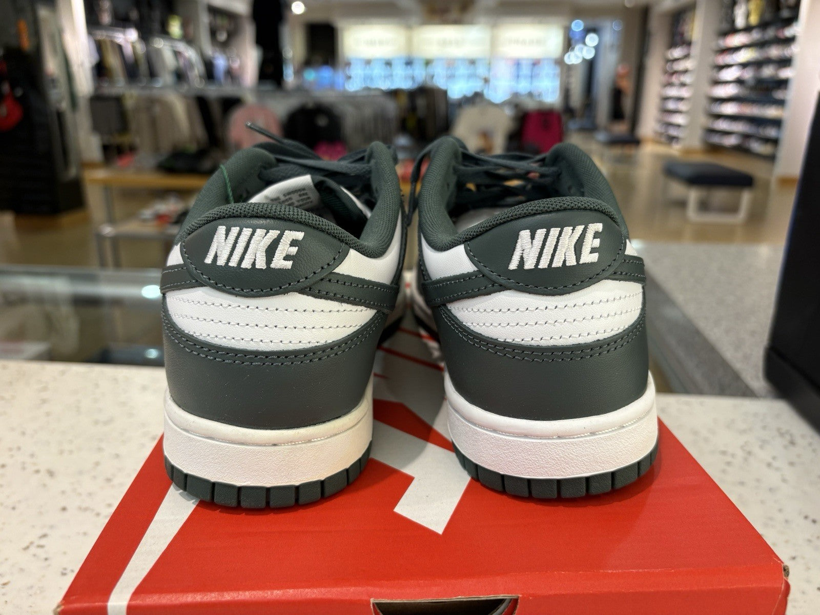 Nike Dunk Low Vintage Green Size 8.5 DEFECT