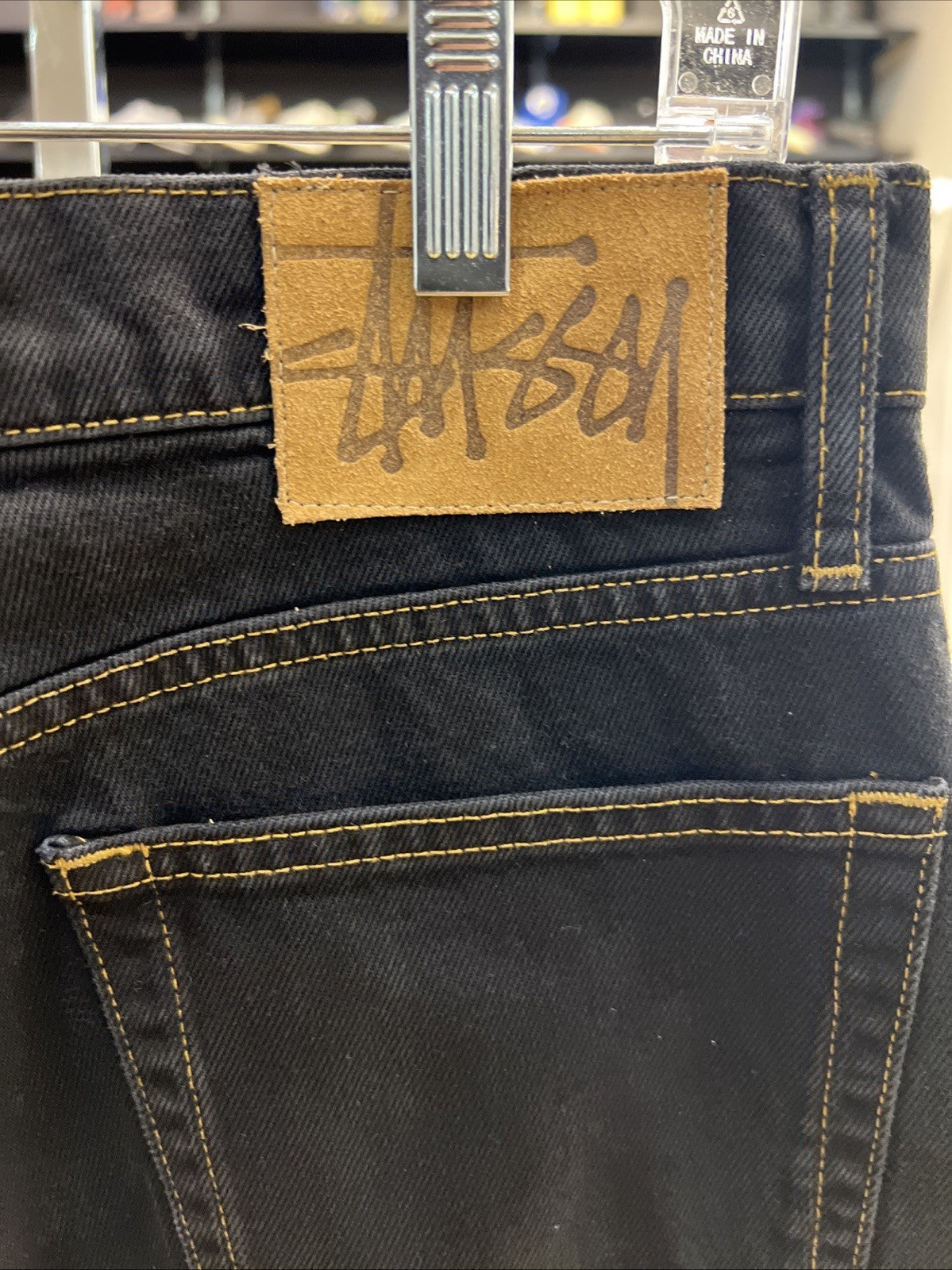 Stussy Classic Jean Denim Washed Black