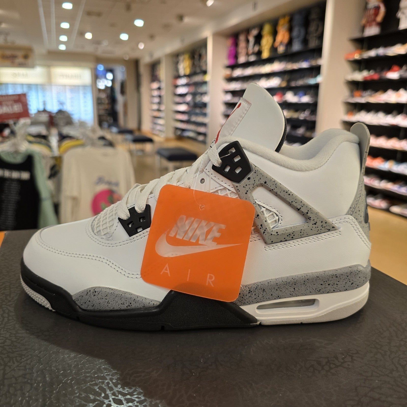 Size 7Y - Air Jordan 4 Retro OG White Cement
