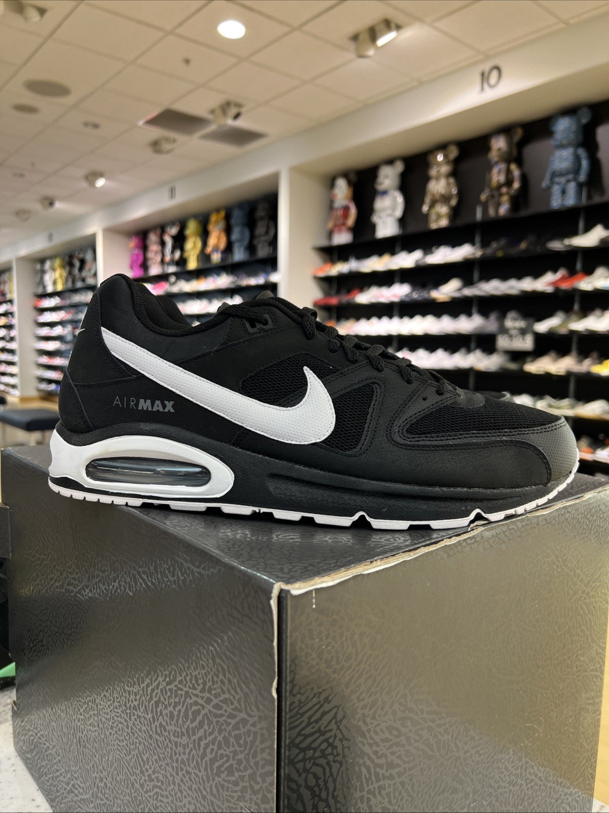 Nike Air Max Command Black White Sneakers Sz 15 DEFECT / NO BOX
