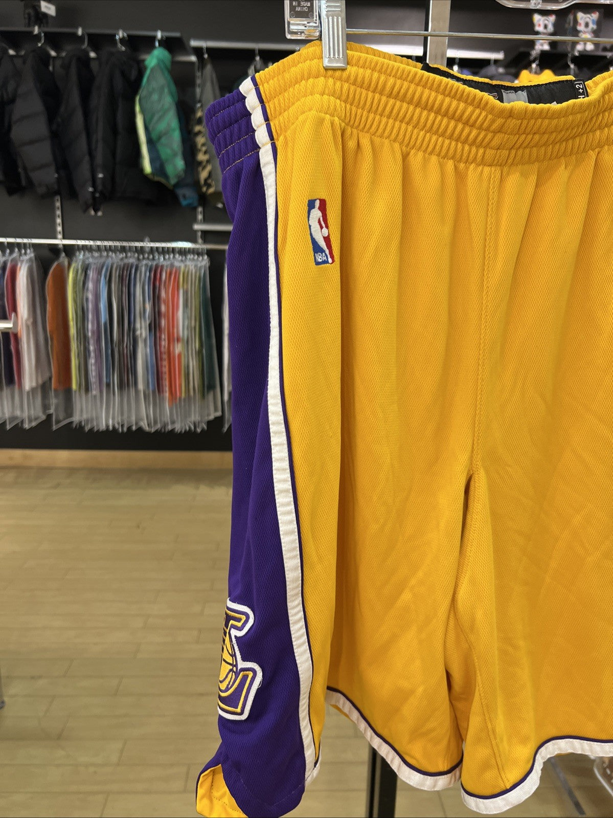 Official Game Issued Los Angeles Lakers Shorts Possible Kobe Bryant's READ MORE