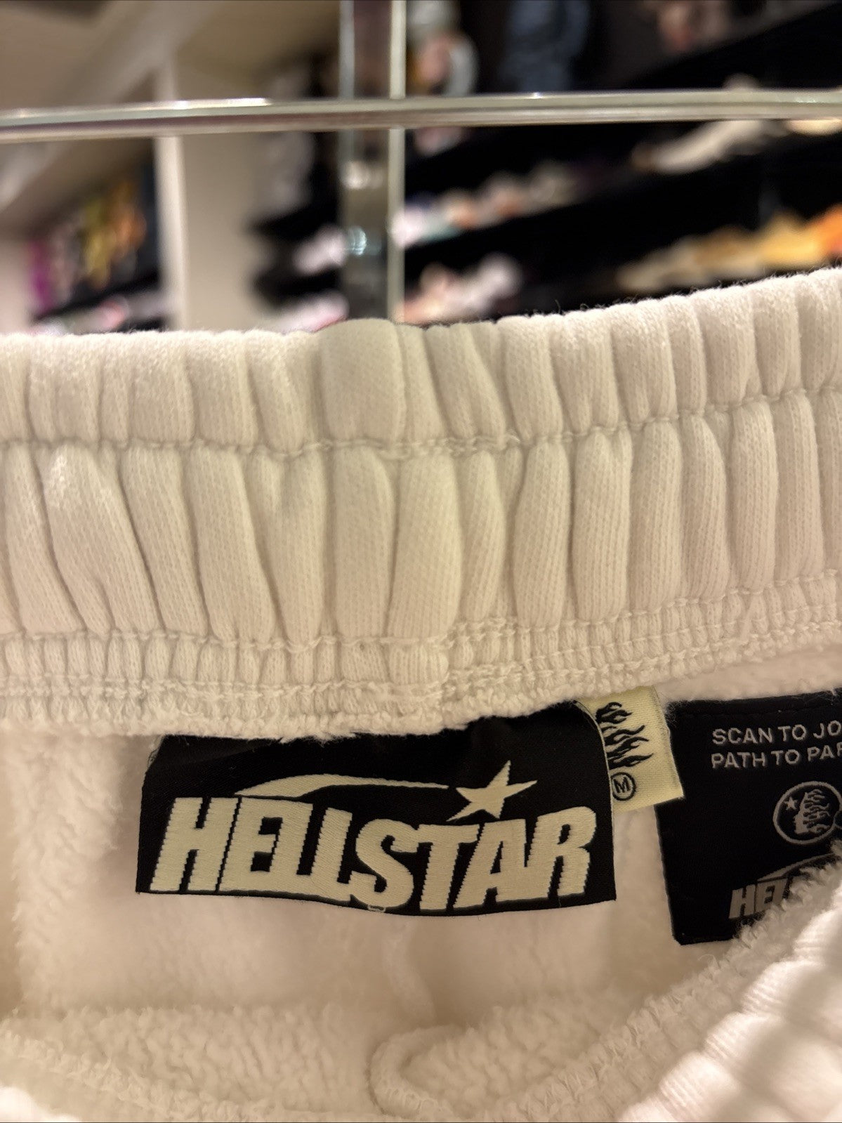 Hellstar Records Shorts White Size Medium 