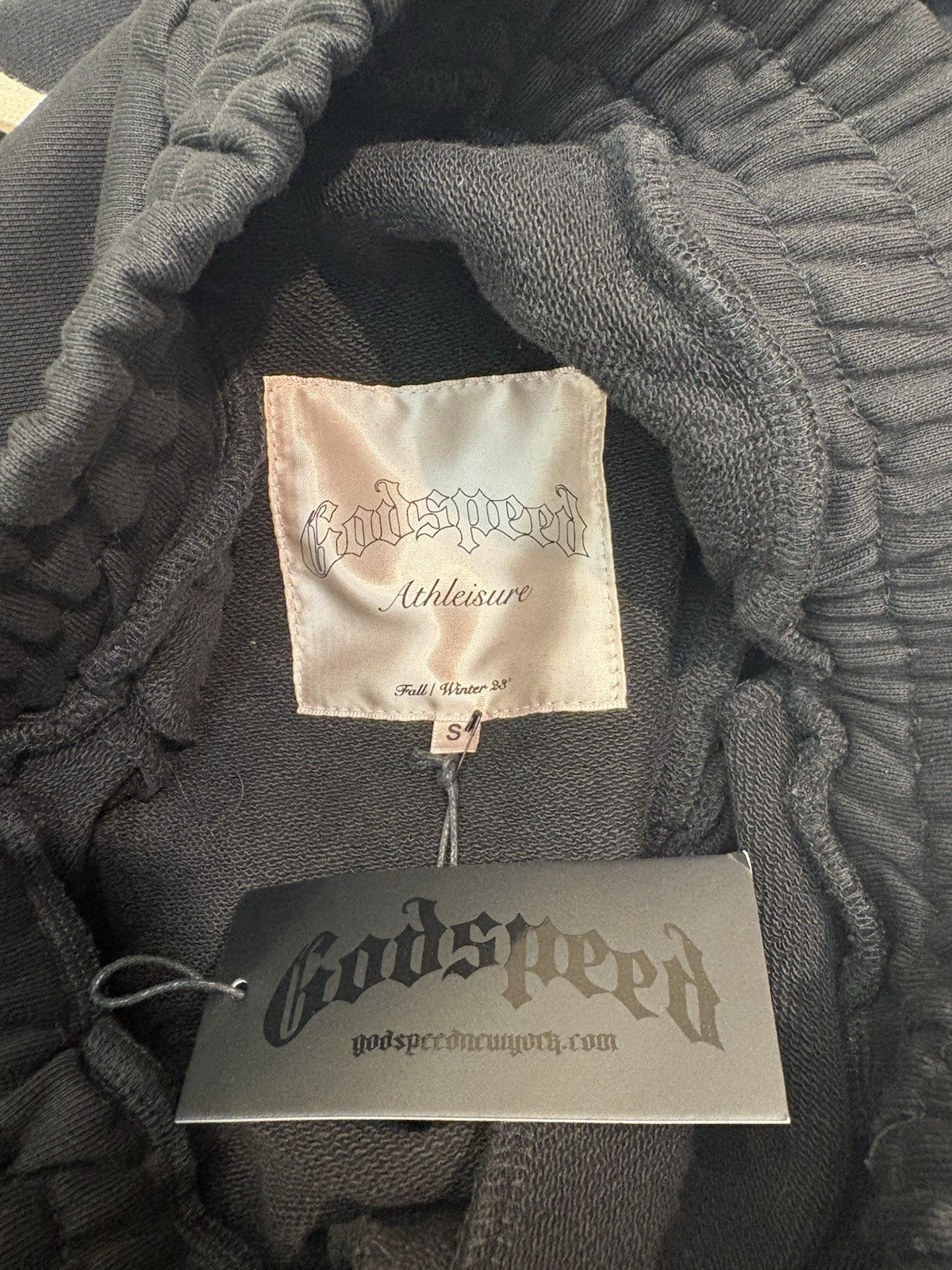 Godspeed OG Logo V2 Sweats Satin/Black Size S 