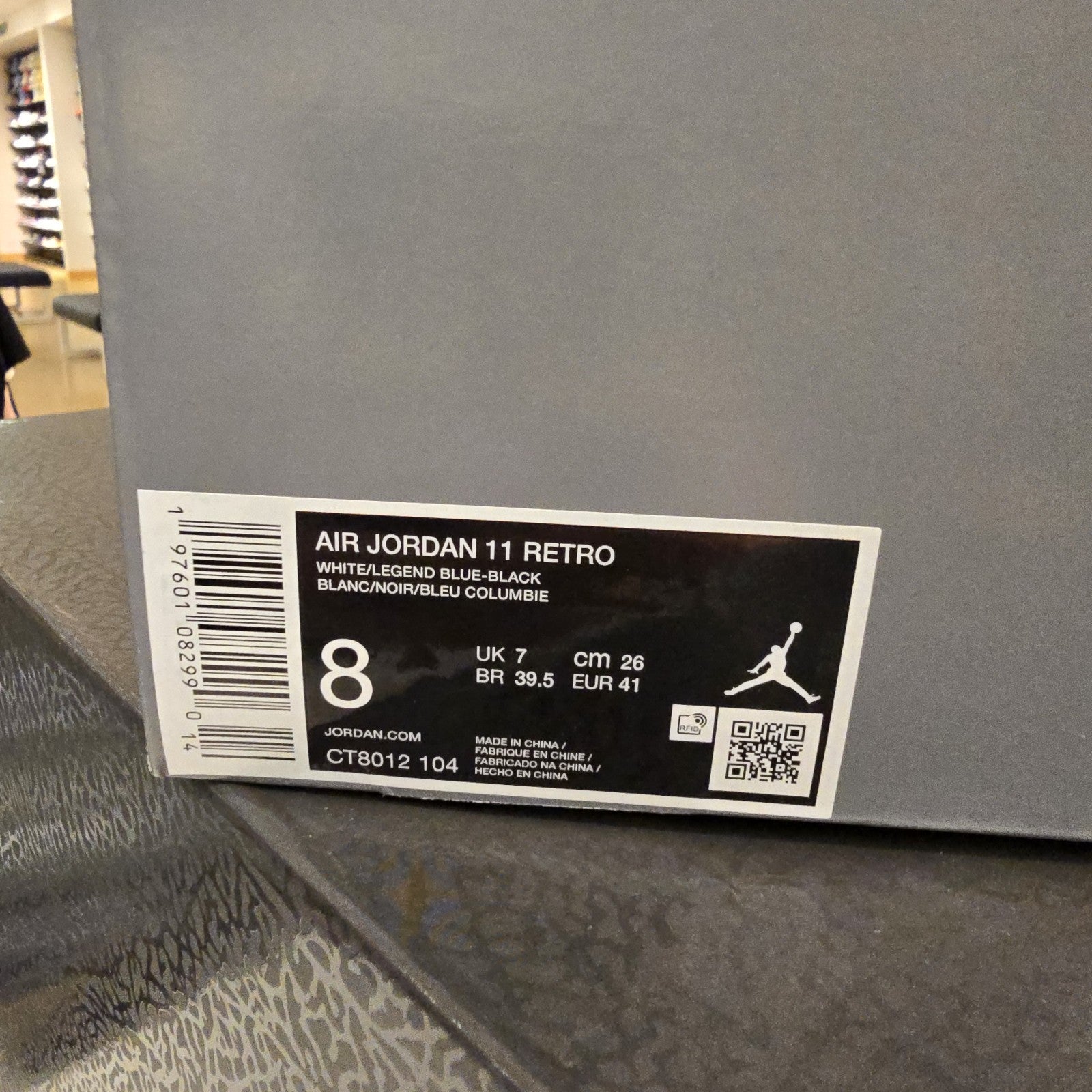 Size 8 - Air Jordan 11 Retro 2024 Legend Blue