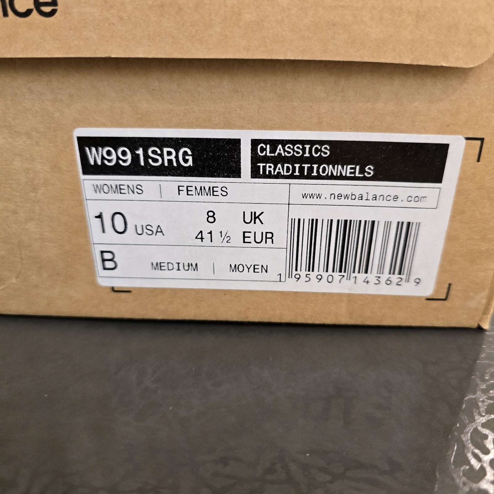 Size 10 - Stray Rats x New Balance 991 Brown Women's