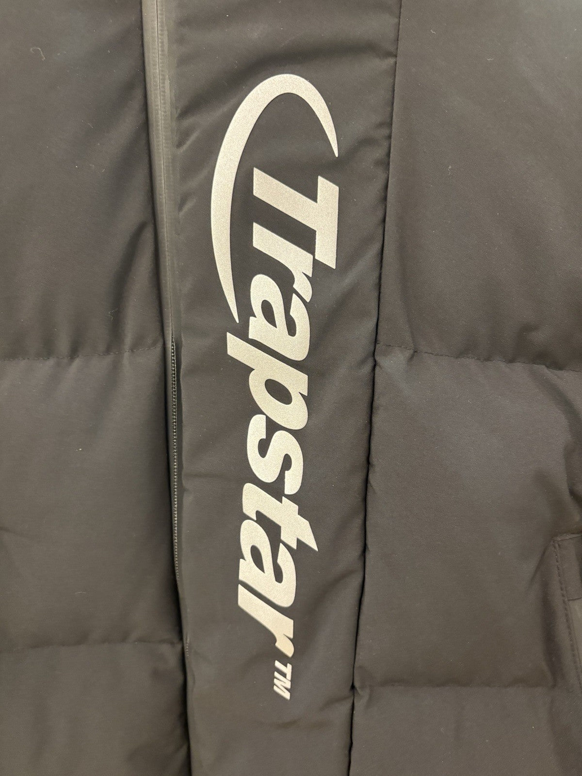 Trapstar Hyperdrive Technical Puffer Black/Reflective SZ L